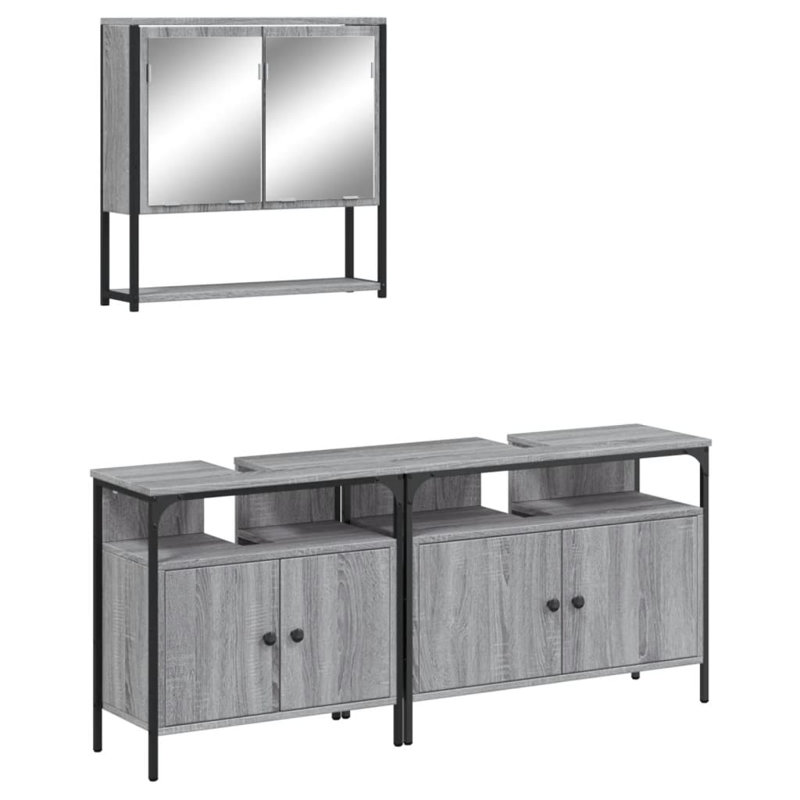 Spaeth Bathroom Furniture Suite, Grey Sonoma