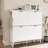 Large Shoe Cabinet Fit Up To Shoe Size 16, Freestanding Shoe Organizer With 4 Flip Drawers, Narrow Wooden Shoe Rack For Entryway, Closet, Living Room-1722424636