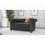 Chesterfield Friedrich Sofa Set 3+2+1 Made of Vintage Look Microfibre with Solid Wood Legs-1390057605