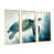Toile naturelle avec cadre flottant