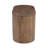 Hamadi Modern Architectural Pedestal Curved End Table