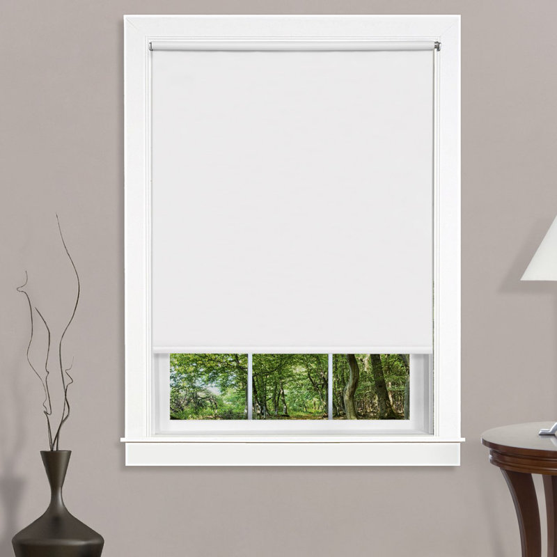 Rideau roulant obscurcissant Lilie, blanc, l 73 po x L 72 po