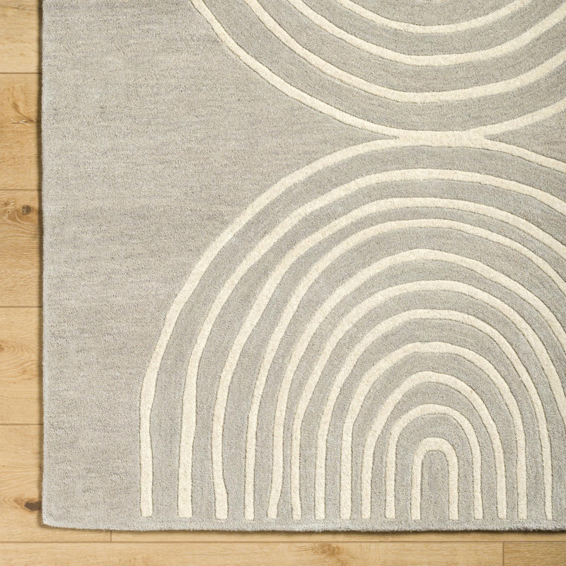Wool Abstract Indoor Rug, Rectangle 8' x 10'