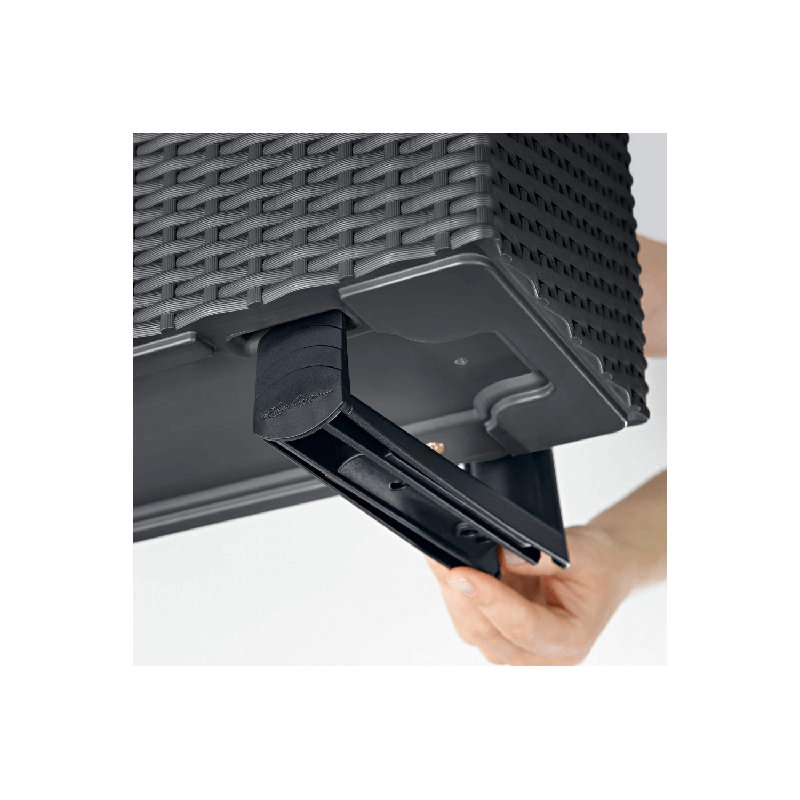 Balconera Window Box Planter, 19 cm H x 50 cm W x 19 cm D, Granite