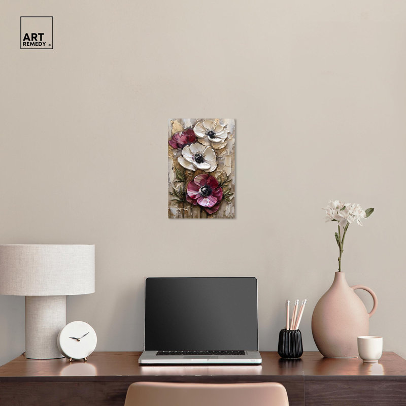 Withered Blossoms Gallery Wrapped Canvas Floral Art, 10" x 15"
