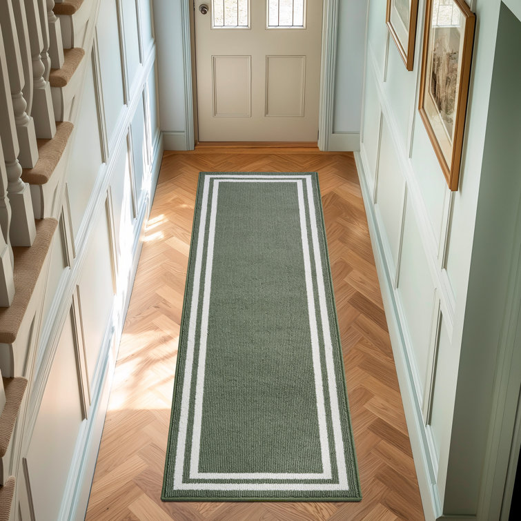 Laura Ashley Debbie Double Border Two-Tone All Loop Tufted Rugs