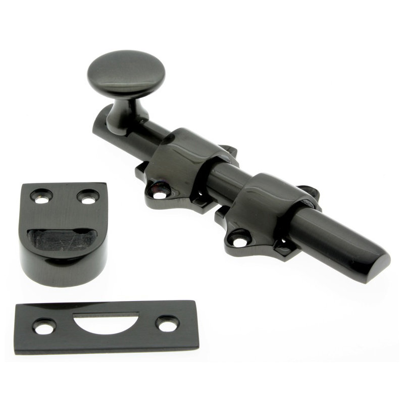 Solid Brass Dutch Door Bolt, Oil-Rubbed Bronze