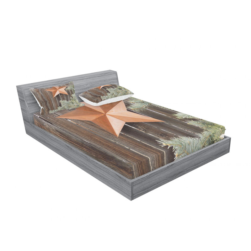 Ensemble de draps grossier big staron, Ensemble de draps pour lit double avec un drap-hou