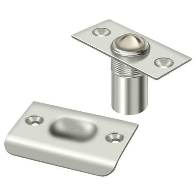 DB4A5DB4FD604F47B71B2402EEC5D9FC Ball Catch; Bright Nickel Finish, Polished Nickel