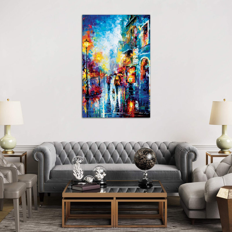 Melody Of Passion by Leonid Afremov - Wrapped Canvas Painting, 101.6 cm H x 66.04 cm W x 3.175 cm D