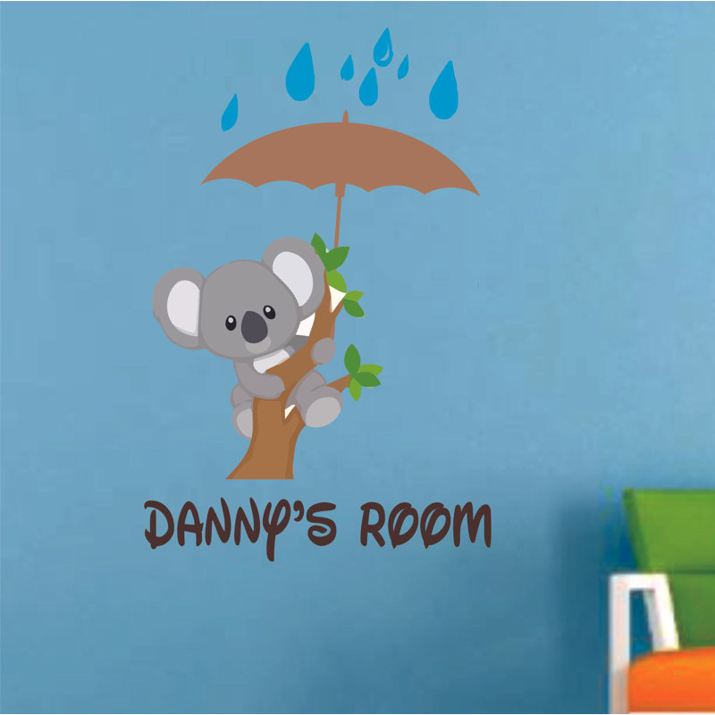 Adhésif décoratif mignon de bébé koala animaux animaux, H 20 po x l 18 po, Oui