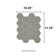 Sage 3" x 3" Hexagon Porcelain Matte Mosaic Tile