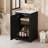 20-Inch Modern Bathroom Vanity with Ceramic Sink-117981624