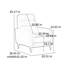 Fauteuil inclinable réglable durable