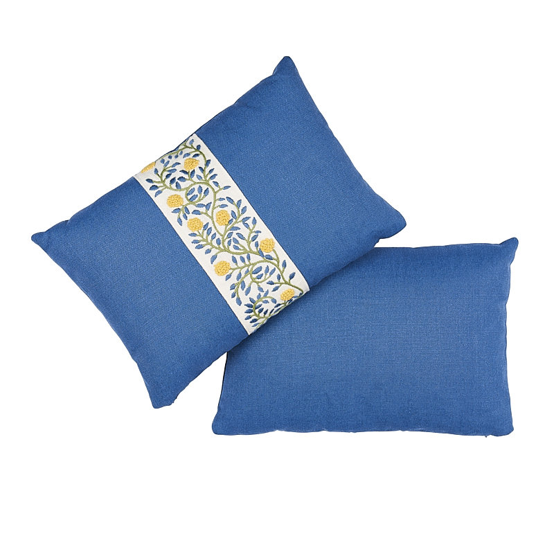 Ashoka Pillow, Blue