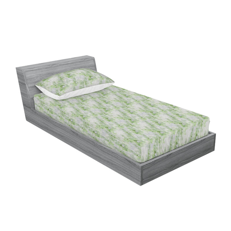 Drap-housse et taie décorative Ambesonne, Ensemble de draps pour lit simple TG avec 1 taie d