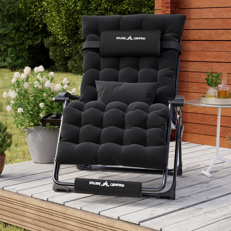 Très grand fauteuil inclinable Kubecki, Noir, noir, noir, noir
