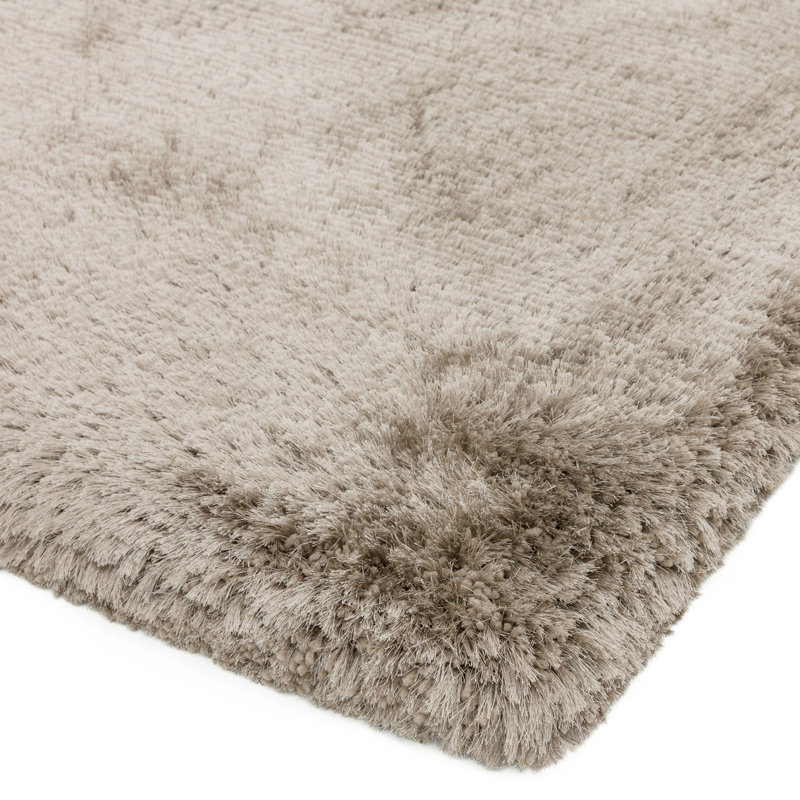 Plush Deep Pile Shaggy Sand Rug, Rectangle 140 x 200cm
