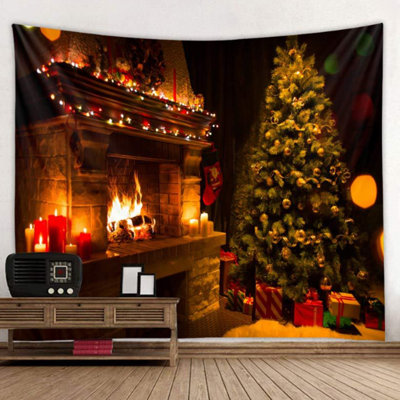 Christmas Tapestry Backdrop