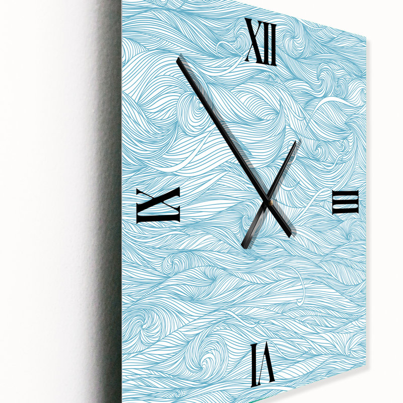 Horloge murale abstraite, Surdimensionné