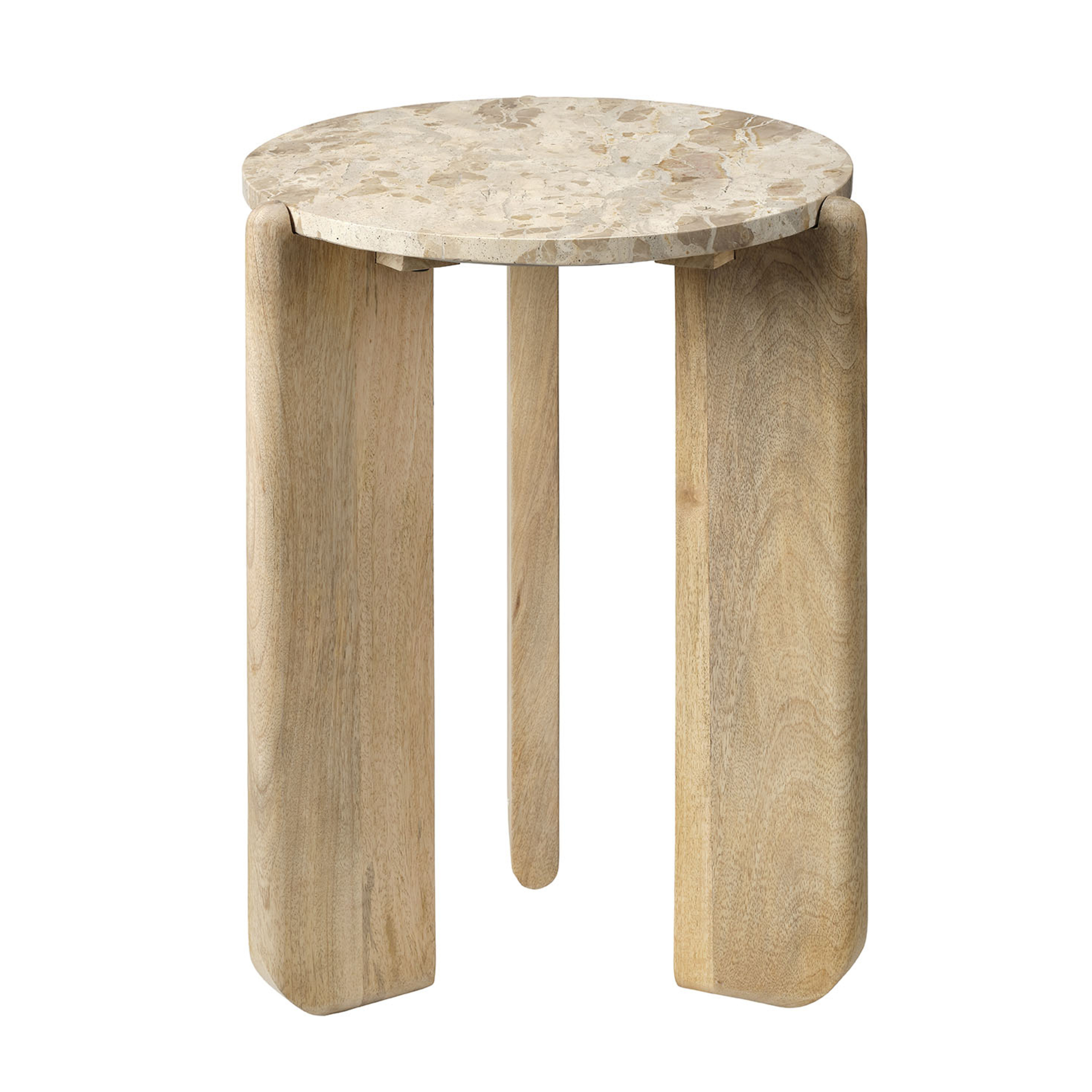 Jamie Young Company Quarry Wood and Tendua Stone Size Table Perigold