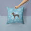 Coussin intérieur/extérieur en flocons d’hiver-32011287