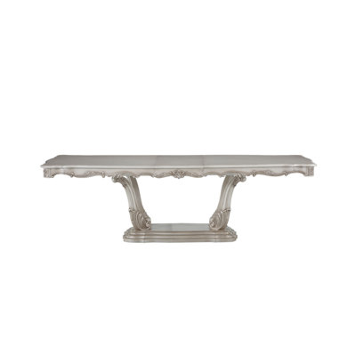 Gorsedd Golden Ivory Finish Dining Table