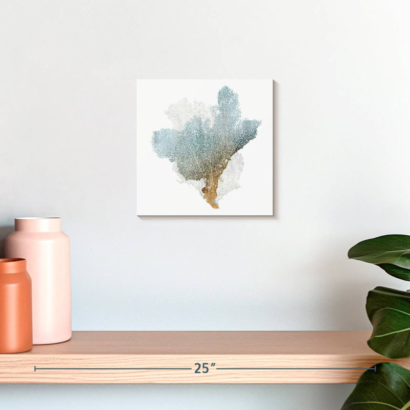 Brampt clair corail délicat III, H 10 po x l 10 po