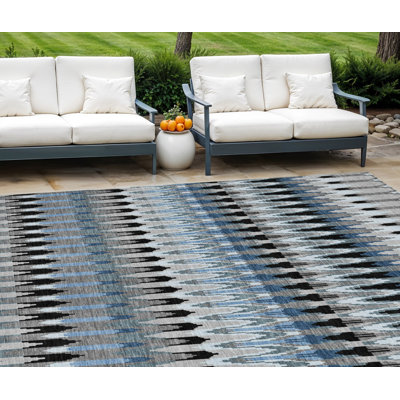 Tapis gris anthracite et argenté 9 'X 12'