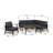 Gianni Acacia 6 - Person Patio Conversation Set with Cushions-898185090
