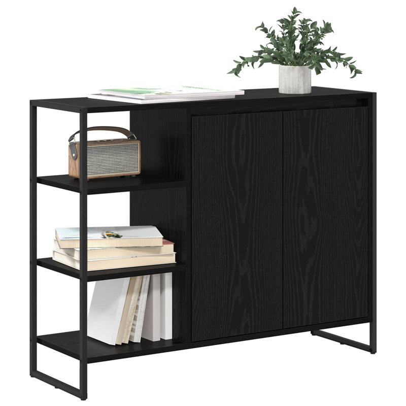 96.5cm Sideboard, Black Oak