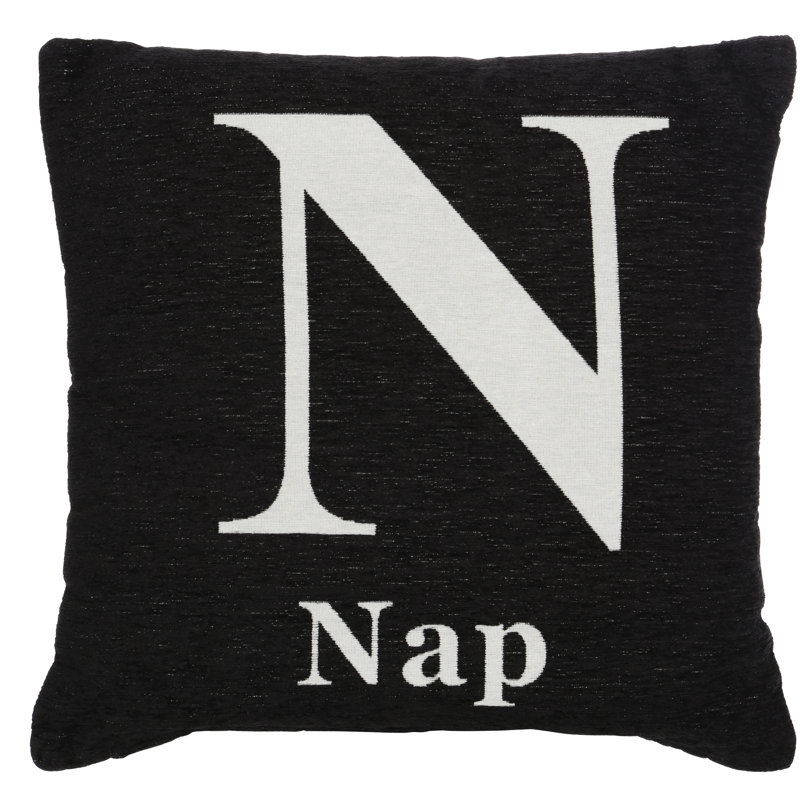 Whalley Square Cushion, Black