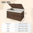 Boho Wicker Storage Trunk,Storage Basket,Bavan Rattan Basket-1058241590