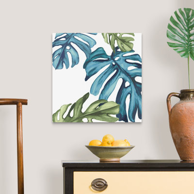 «Palm Leaves I» par Eva Watts - reproduction d'art sur toile