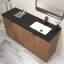 Meuble-lavabo autoportant 59 po Monterey + lavabo droit renforcé en acrylique noir-2017650387-2041122681