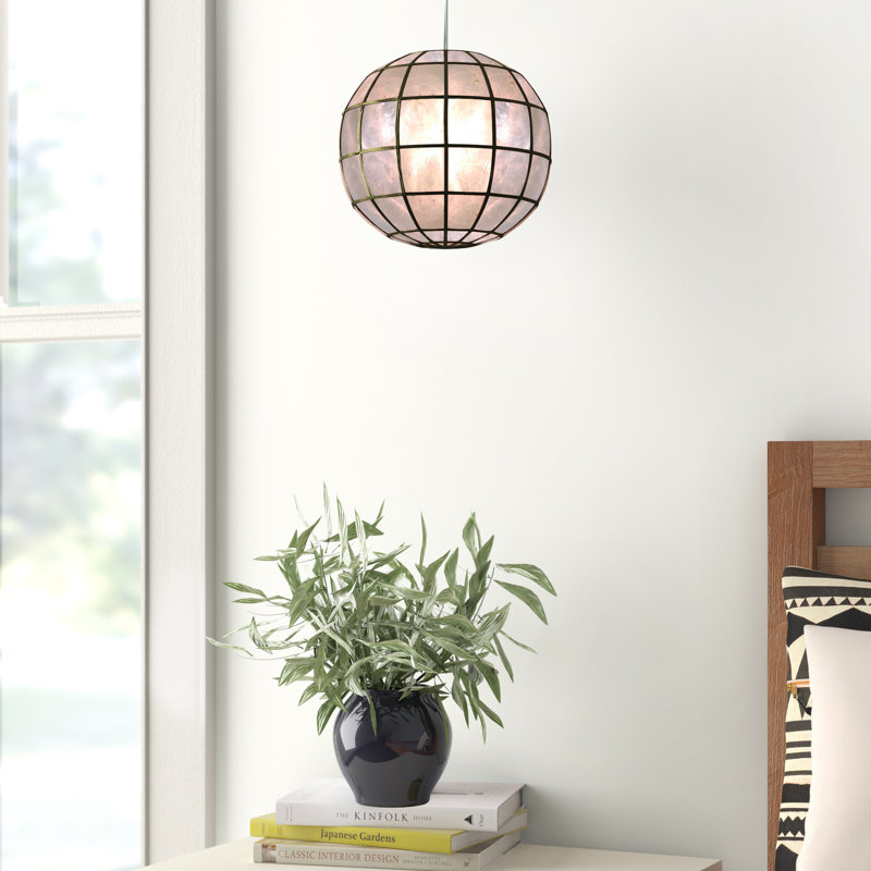 Luminaire suspendu sphérique 1 lumière Nolan