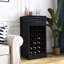 Armoire modulaire pour bar à vin avec huche, rangement spacieux et fonctionnalité d'affichage pour une utilisation polyvalente à la maison.-446561527