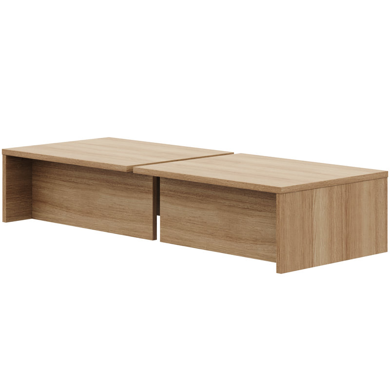 Makoa Nightstands Set Of 2, Brown