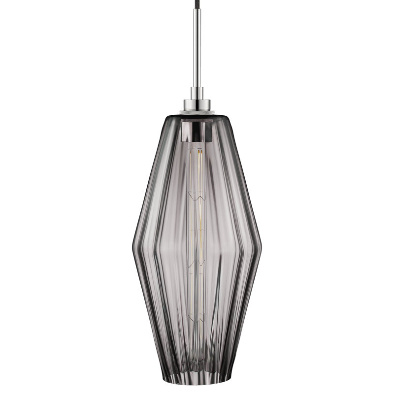 Marquise 1 - Light LED Pendant, Gray