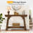 41.3 Inch 2-Tier Console Table With Storage Shelf