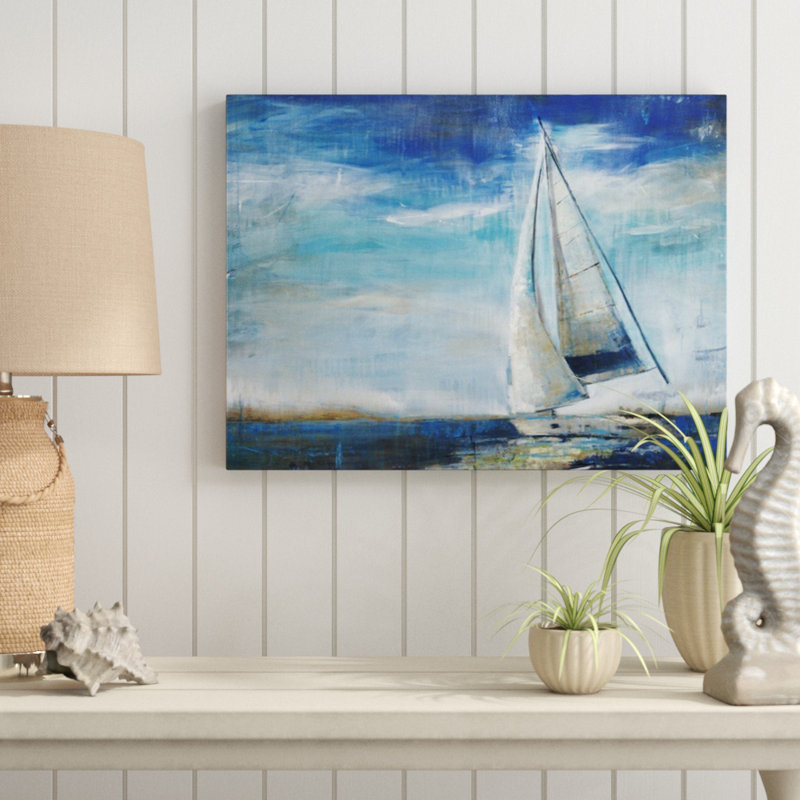" Sail Away ", 36" H x 48" W x 1.5" D, Canvas