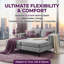 Canapé-lit de luxe avec méridienne convertible avec accoudoirs à deux couches - Confort moderne pour des espaces de vie flexibles-1583534018