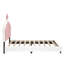 Lit simple tapissier Princess avec tête de lit en forme de couronne-1211653088
