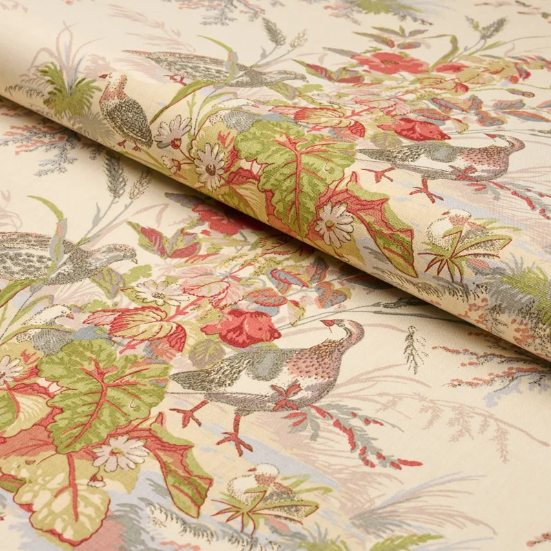 Tissu caille prairie, Hiver