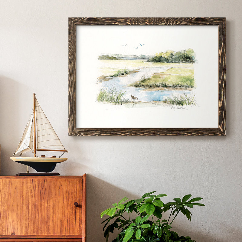 «Early Morning II», reproduction d'art sur toile, Noyer, H 14 po x l 20 po