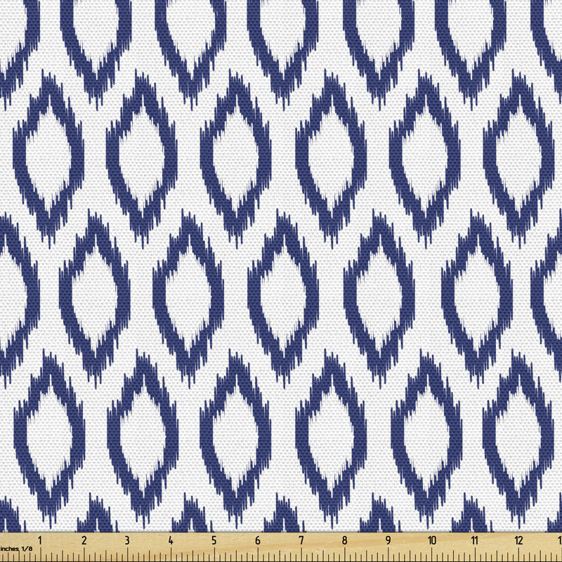 Tissu ikat Ambesonne, l 36 po x L 58 po