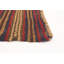 Tapis décoratif en laine noué à la main de conception unique 4 pi 2 po x 6 pi Charna New Age