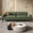 Green Corduroy Standard Sofa-339959403