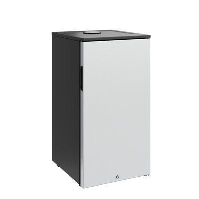 EdgeStar 3.2 Cubic Feet Silver Conversion Kit with Door Lock and Adjustable Temperature