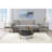 Saffira 3 - Piece Glass Top Living Room Table Set